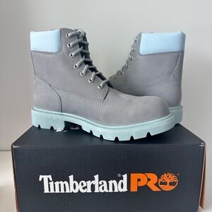 Timberland PRO Sawhorse 6” Composite Safety Toe Gray/ Aqua